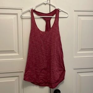 Red lululemon tank top